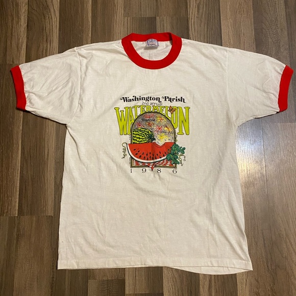 Vintage Shirts Vintage Washington Parish Watermelon Festival Tshirt